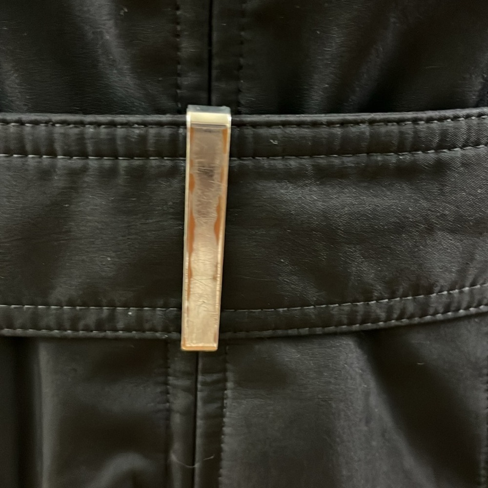 Calvin Klein Black Y2K Trench Coat ☔️ - Picture 12 of 15